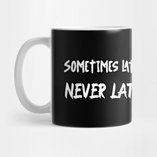 Training while living, swimming design v1 Mug